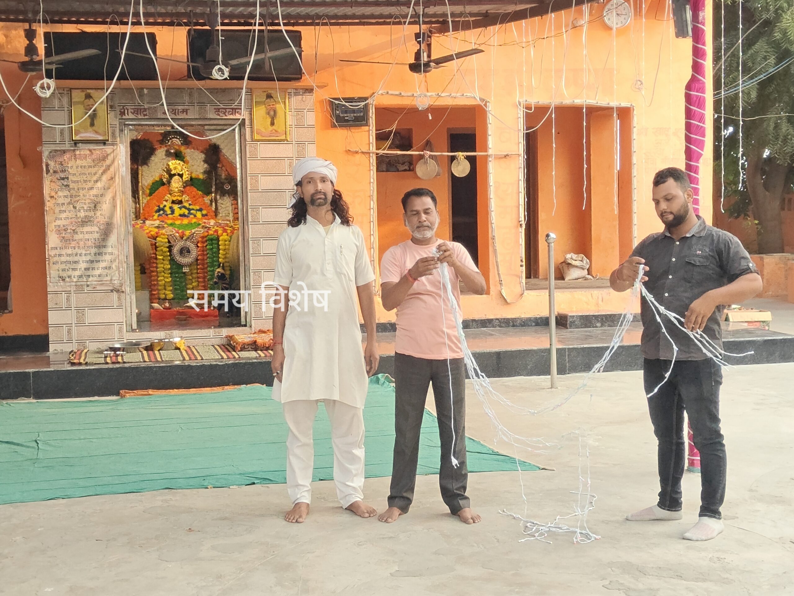 नदबई में कल होगी खाटू श्याम जन्मोत्सव की धूम: आतिशबाजी से रंगीन होगा आसमान, 31 किलो का काटा जाएगा केक; मंदिरों में तैयारी जोरों पर