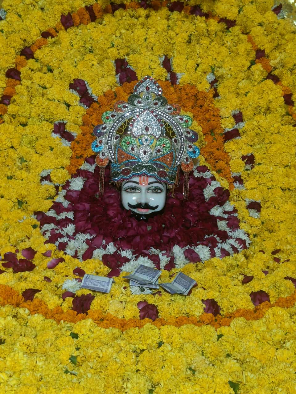नदबई के खाटू श्याम मंदिर में उत्पन्ना एकादशी के अवसर पर भक्तों की लगी भीड़: बाबा श्याम का किया गया मनमोहक श्रृंगार; बाबा श्याम के लगाए जयकारे