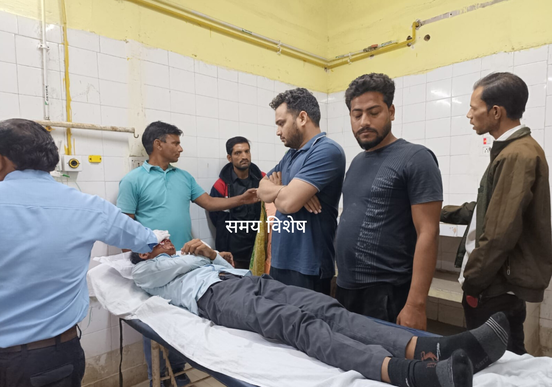 कामां में स्कूल के बच्चे पर ब्लेड से हमला: माथे पर लगा बड़ा कट; गाली देने पर टोका तो दूसरे स्कूल के बच्चे ने किया हमला